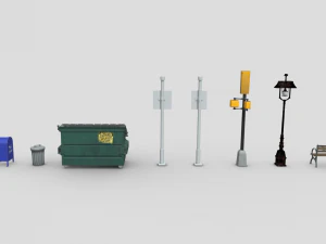 City element 3D Model