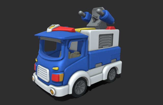Car Toy 3D Модель .c4d .max .obj .3ds .fbx .stl .blend 