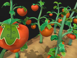 Tomato farm 3D Model