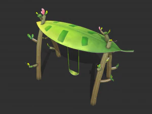 Swing cartoon 3D Model