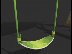 Swing cartoon Modelo 3D