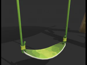 Swing cartoon 3D Model