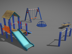 Playground 3D 模型