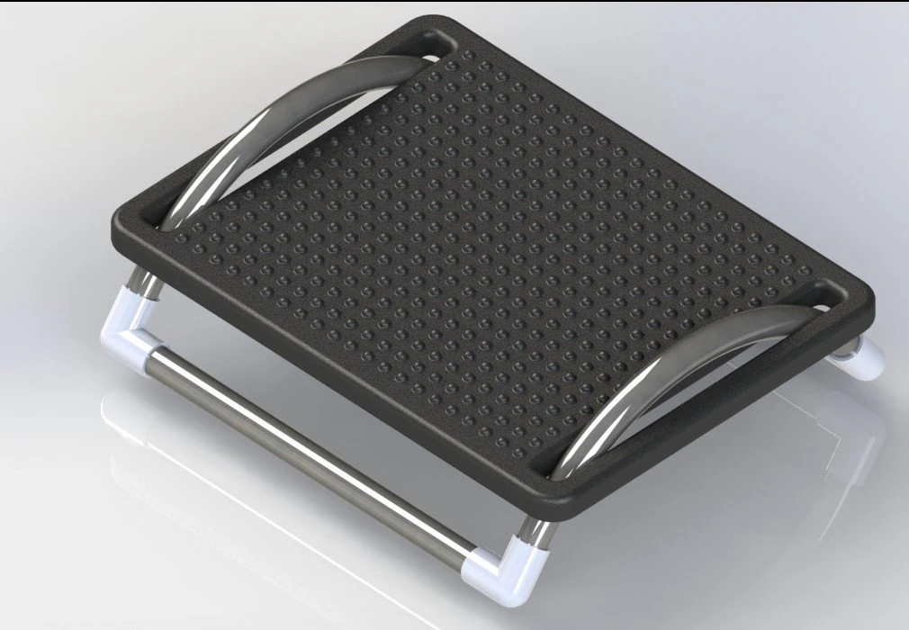 movable footrest 3D Model .c4d .max .obj .3ds .fbx .stl .blend 