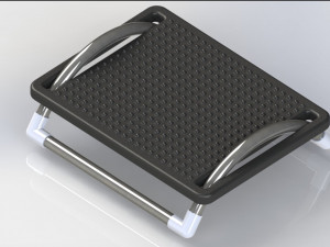 movable footrest 3D Model
