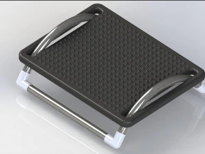 apoio para os pés móvel Modelo 3D