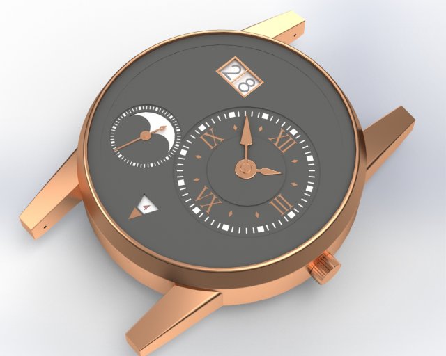 watch 3D Model .c4d .max .obj .3ds .fbx .stl .blend 