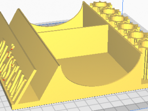 desk organizer moving gear 3D 模型