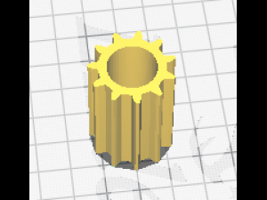 desk organizer moving gear 3D 模型
