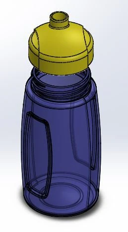 water bottle 3D Model .c4d .max .obj .3ds .fbx .stl .blend 