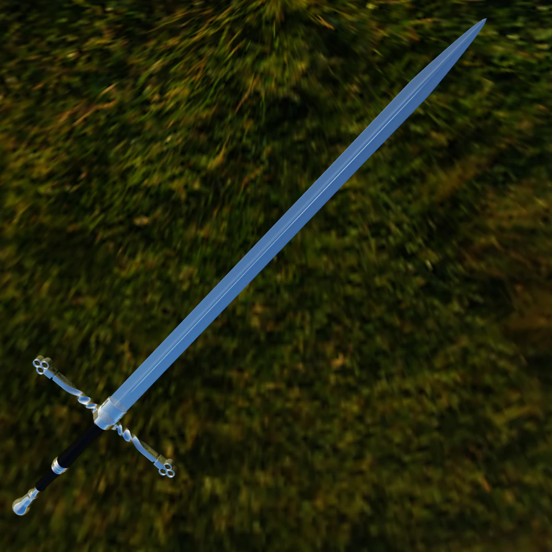 sword 3D Model .c4d .max .obj .3ds .fbx .stl .blend 