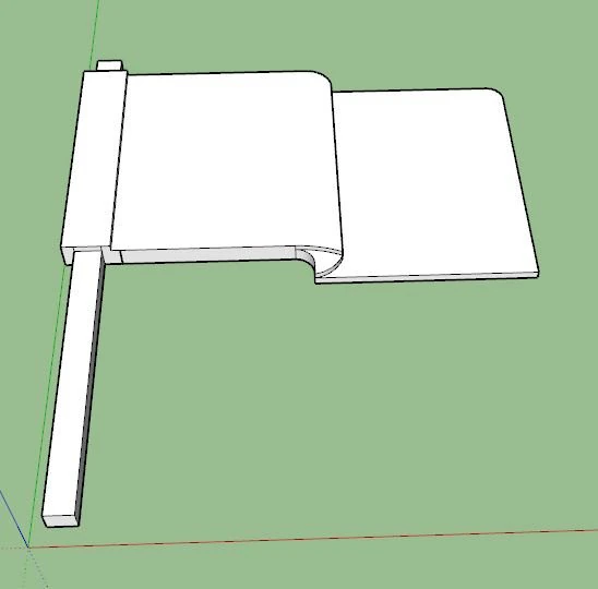 flag type 1 printable 3d print model 3D Print Model .c4d .max .obj .3ds .fbx .stl .blend 