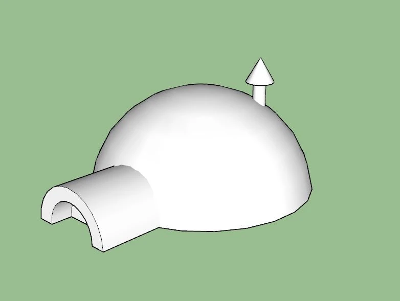igloo type 1 printable 3d print model 3D Print Model .c4d .max .obj .3ds .fbx .stl .blend 