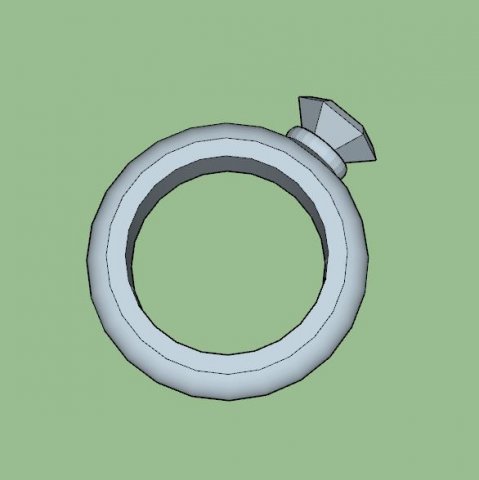 ring type 1 printable 3d print model 3D Принт Модель .c4d .max .obj .3ds .fbx .stl .blend