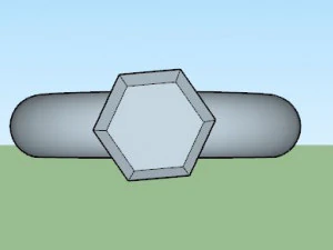 modello di stampa 3D stampabile di tipo anello 1 Modello di stampa 3D