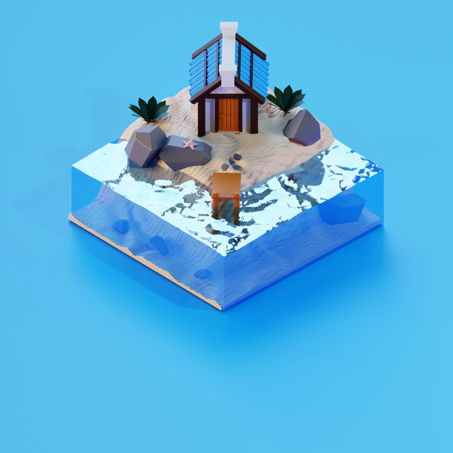 home 3D Print Model .c4d .max .obj .3ds .fbx .stl .blend 
