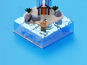 집 3D 프린트 모델