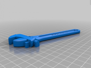 fully assembled 3d printable wrench 3d printing 3D printmodel