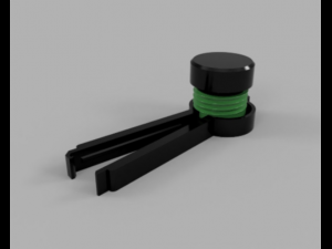 bag clip with screw cap 3d printing 3D Print Model