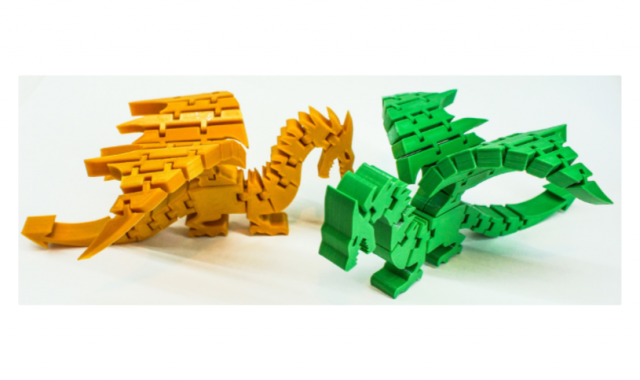 flexi-dragon 3d printing 3D Принт Модель .c4d .max .obj .3ds .fbx .stl .blend 