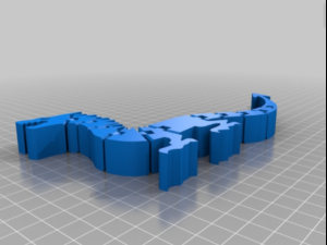 flexi-dragon 3d printing 3D Принт Модель