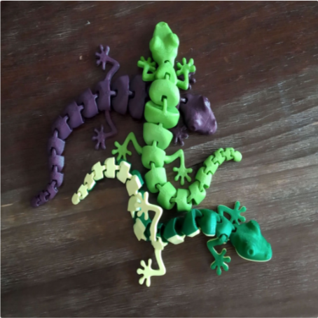 articulated lizard v2 3d printing 3D 打印模型 .c4d .max .obj .3ds .fbx .stl .blend 