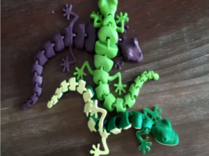 articulated lizard v2 3d printing 3D Print Model