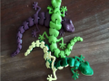articulated lizard v2 3d printing Model Cetak 3D
