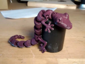 articulated lizard v2 3d printing 3D Print Model
