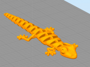 articulated lizard v2 3d printing 3D 打印模型