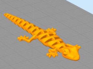 articulated lizard v2 3d printing 3D Print Model