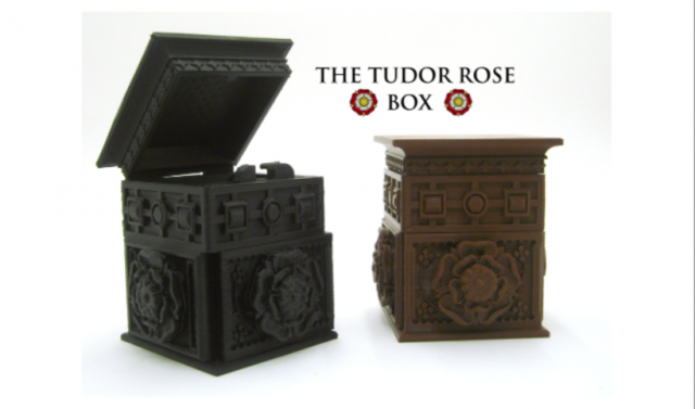 the tudor rose box with secret lock 3d printing Model Cetak 3D .c4d .max .obj .3ds .fbx .stl .blend 