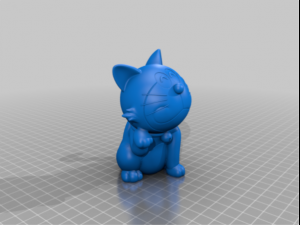 doraemon lucky cat 3d printing Model Cetak 3D