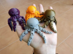 cute mini octopus 3d printing 3D 打印模型