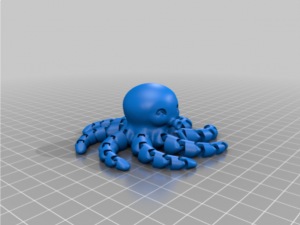 cute mini octopus 3d printing 3D 打印模型