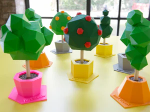 low poly tree sculptures 3d printing 3D Print Model