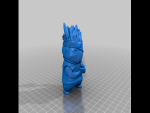 pikachu x kakashi pokemonnaruto 3d printing 3D Принт Модель