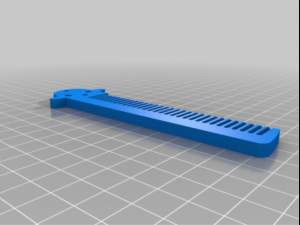 Balisong comb functional knife 3d printing Model Cetak 3D