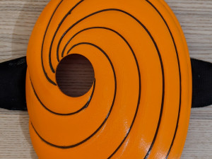 naruto tobi mask 3Dプリントモデル