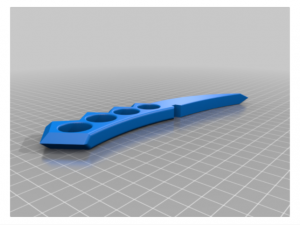 asumas chakra blade Model Cetak 3D