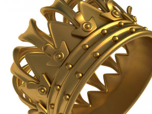 gold crown 3D Model