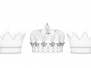 gold crown 3D Model