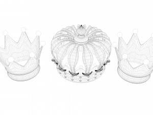 gold crown 3D Model