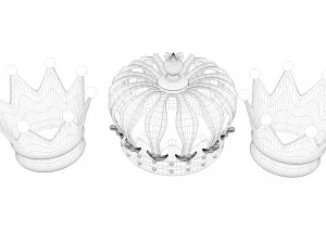 gold crown 3D Model
