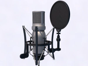 microphone collection 3D Model