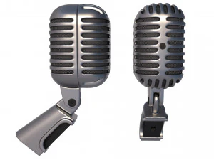 microphone collection 3D Model