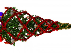 christmas wreath Model 3D