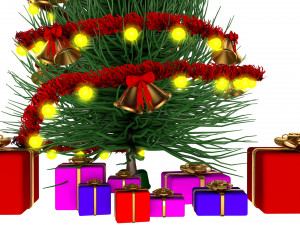 christmas wreath Model 3D