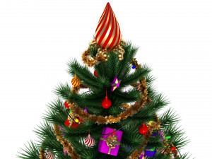 christmas wreath Model 3D
