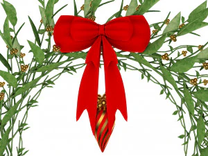 christmas wreath 3D Model